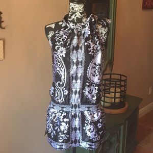 Neck tie tunic